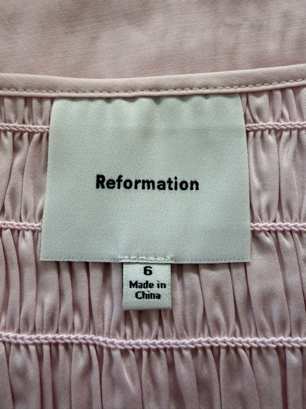 NEW Reformation Laguna Two Piece Matching Midi Set Cherry Blossom Pink US 6 UK10 - Picture 12 of 13